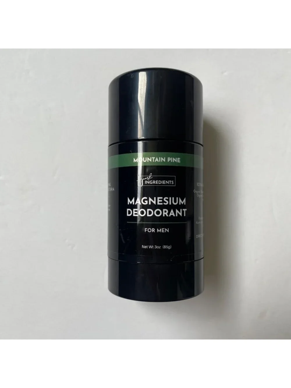 Just Ingredients Mountain Pine Magnesium Deodorant For Men